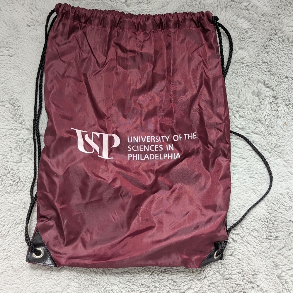 Vintage University of the Sciences Drawstring Backpack – Philadelphia (2007–2008